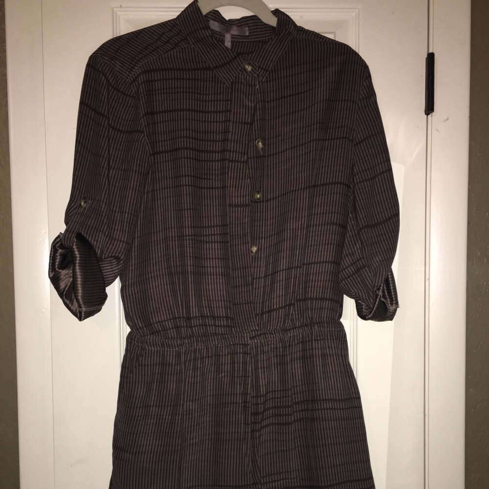 Halston Heritage Silk Romper